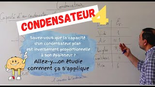 Condensateur Partie 4 Capacité dun condensteur plan [upl. by Regnij]