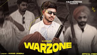 Warzone  Gurman  Takkar  11Eleven Motion  Punjabi Song 2024 [upl. by Eahs526]