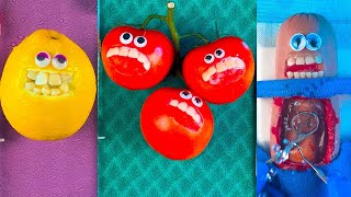 Food Surgery CSection Compilation Sad Emergency Fruit Surgeries  Discount Dentist TikTok Series [upl. by Gaelan]