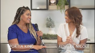 Portia King Interviews ActressSinger Renelle Nicole [upl. by Eissehc493]