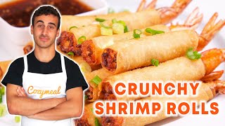 Crunchy Shrimp Roll Recipe 🍤✨ Dive Into Crunchy Shrimp Paradise [upl. by Minetta]