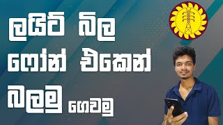 Light Bill එක කෙලින්ම ෆෝන් එකට  CEB Care Electricity Bill On Mobile [upl. by Leidgam]