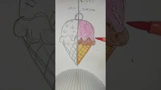 sorvete 🍦 love music song challenge desenho [upl. by Atnom]