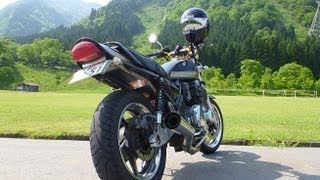 ゼファー1100 カーカーメガホンサウンド ZR1100 KERKER Muffler [upl. by Nageem]