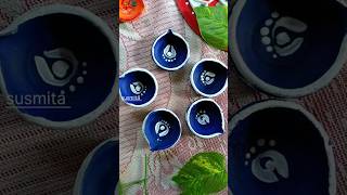 Easy Diya 🪔🪔🪔 decoration diy diyart diwali shorts short shortvideo [upl. by Raynell]