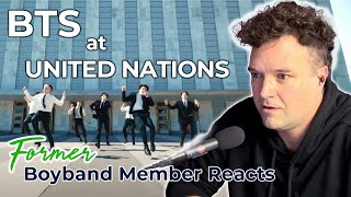 BTS Live  United Nations  Former Boyband Member Reacts [upl. by Barvick231]