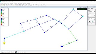 EPANET TUTORIAL BÁSICO sistema de tuberías y análisis de comportamiento hidráulico [upl. by Ydac]