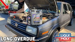 The Mk2s First Oil Change In 3 Years  Liqui Moly Treatment [upl. by Cleon19]