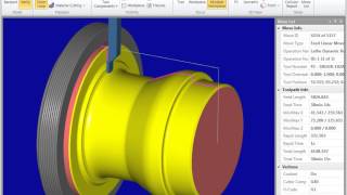 Whats New  Mastercam X7 Lathe Dynamic Roughing [upl. by Urba]