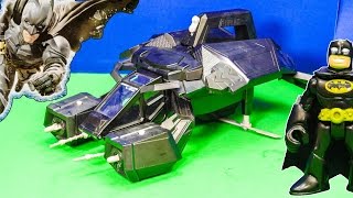 BATMAN The Dark Knight The Bat Vehicle a Batman Video Toy Review [upl. by Schuman]