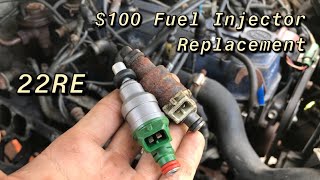 How to Replace 22RE Fuel Injectors [upl. by Aidan898]