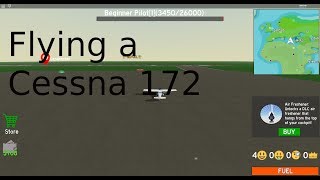 Flying a Cessna 172 Roblox [upl. by Eugenides947]