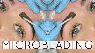 MY MICROBLADING EXPERIENCE [upl. by Dorothi628]