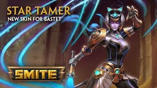 SMITE  New Skin for Bastet  Star Tamer [upl. by Hernardo]