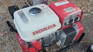 Getting A Free Generator Started Again Honda EG2200X GENERATOR GX140 ENGINE [upl. by Eah]