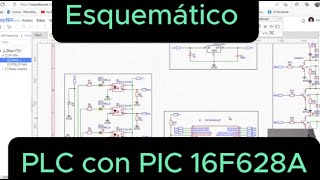 Esquemático del PLC con el Pic 16F628A [upl. by Zicarelli]