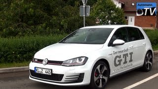 2014 VW Golf 7 GTI 220hp DSG  DRIVE amp SOUND 1080p FULL HD [upl. by Tybalt267]