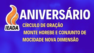 Festa do Círculo de Oração Monte Horebe e Conjunto Nova Dimensão Assembleia de Deus Adonai [upl. by Neelrahc]