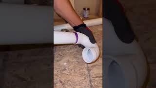 Installation of new shower drain copperpipes plumber plumbing [upl. by Anil778]