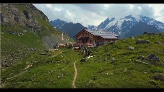 Cabane de Louvie on the ChamonixZermatt Haute Route [upl. by Einre]