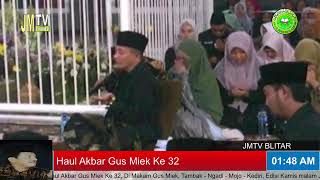 Live Streaming Dzikrul Ghofilin Dalam rangka Haul Akbar Gus Miek Ke 32 Edisi 11 Juli 2024 [upl. by Dian]