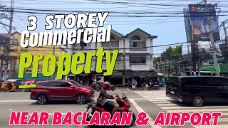 V57924 Paranaque Commercial property 3 storey floor area 243 sqm  near baclaran and airport [upl. by Alyss492]