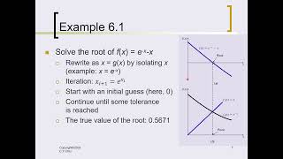 Numerical Methods ch6 2 FixPoint [upl. by Long902]