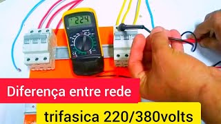 Rede trifásica 220 volts e trifásica 380 volts [upl. by Ahgiela863]