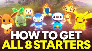 How To Get ALL 8 Starter Pokemon in Pokemon Legends Arceus [upl. by Wake400]