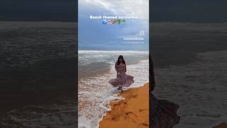 Transition video 😍✨ beach scrunchie slomo capture 📸 beachlovers aleale scrunchielife transition [upl. by Opiak]