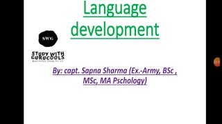 Language development Cooing Babbling holophrasic speech telegraphic speech [upl. by Kenweigh]