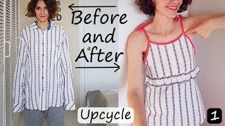 DIY Camisa de tirantes  Transformaciones de prendas Ep 1 [upl. by Hallerson620]