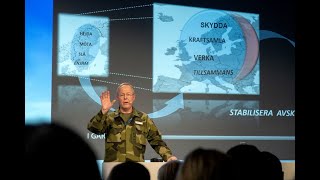 quotNytt operativt konceptquot  CarlJohan Edström chef operationsledningen Försvarsmakten [upl. by Cris966]