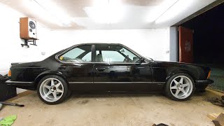 FIRST DRIVE IN 3 YEARS BMW E24 Restoration Project [upl. by Sherris]