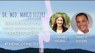 Marco Leitzke  Behandlung von long covid und ME CFS mit Nikotin TheNicotineTest [upl. by Nnail373]