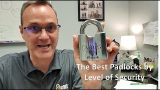 The 4 Best Padlocks by Level of Security [upl. by Datnow]