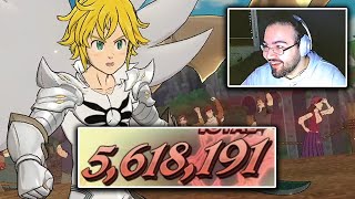 YOU WONT BELIEVE ME UNTIL YOU WATCH THIS DEMON KING MELIODAS PVP SHOWCASE IN GRAND CROSS PVP [upl. by Essile]