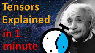 Tensors for Relativity Explained in 1 Minute VeritasiumContest [upl. by Ijies373]