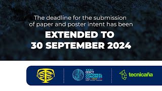 Extended Deadline for Submission of Papers and Posters  ISSCT Centennial Congress 2025 [upl. by Munt]