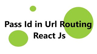 How to Get ID from URL in React Js  Pass Id in Routing in React Js [upl. by Girvin]