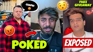 Pro rider Poked Aamir Majid Chapri  Jannu Stuntz Exposed For Fake Giveaways 😳 [upl. by Kurys808]