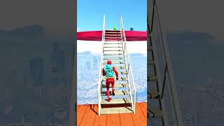 GTA 5 Epic Air Ragdolls  Spiderman JumpsFails ep183  shorts [upl. by Wilfred]