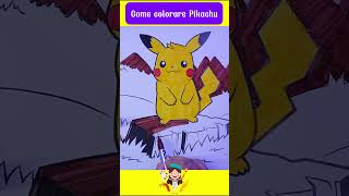 Come colorare Pikachu  Disegni Pokemon da colorare  Disegnidacoloraremondo [upl. by Buehler32]