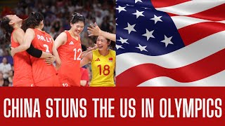 China Stuns The USA in Olympics Volleyball [upl. by Suivatnom370]