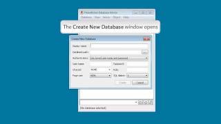 How to create new Firebird database in Flamerobin [upl. by Menis]