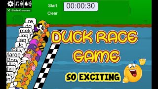 DUCK RACE GAME  TUTORIAL [upl. by Corena]