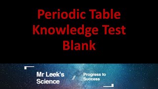 02 Atomic structure and periodic table revision for AQA combined and triple Higher and Foundation [upl. by Olegnaid]