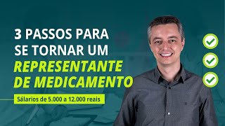 3 passos para conquistar sua vaga de Propagandista Vendedor Representante Farmacêutico Propagandista [upl. by Mil]