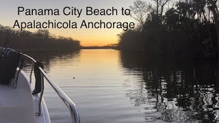 Great Loop 55 Panama City Beach to Apalachicola Anchorage [upl. by Ramsden]