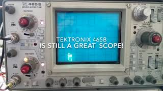 TEKTRONIX 465B and ESP32 graphic interface [upl. by Homerus132]